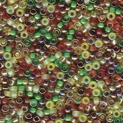 Miyuki Rocailles Perlen 1,5mm Mix07 Earthtone ca 11 Gr.